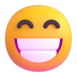 visage souriant aux yeux rieurs