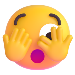 faccina che sbircia tra le dita