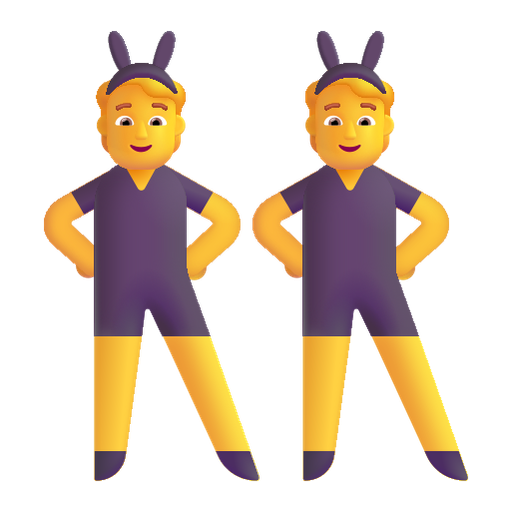personnes avec des oreilles de lapin