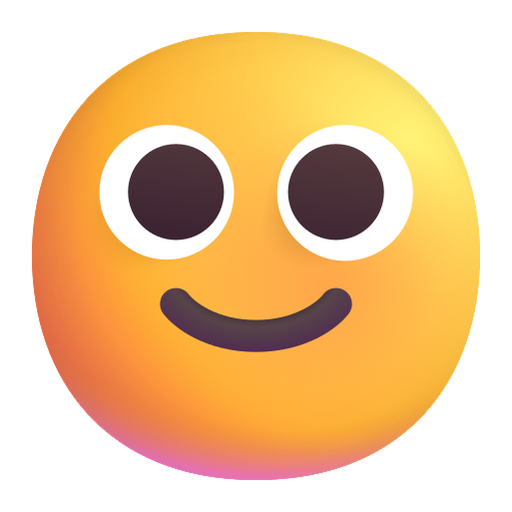 faccina con sorriso accennato