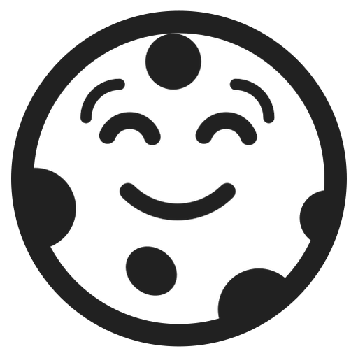 faccina luna piena