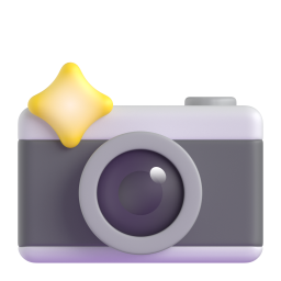 camera with flash