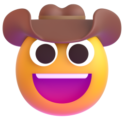 visage avec chapeau de cowboy
