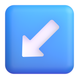 down-left arrow