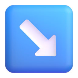 down-right arrow