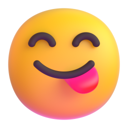 แลบลิ้นมุมปาก