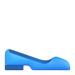 flacher Schuh