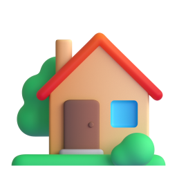 house with garden