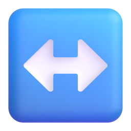 left-right arrow