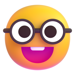 nerd face