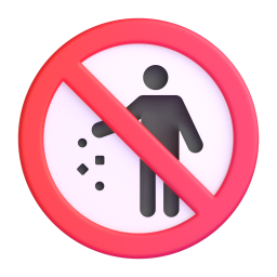 no littering