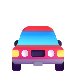 oncoming automobile