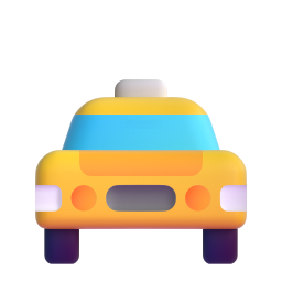 oncoming taxi