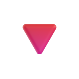 red triangle pointed down