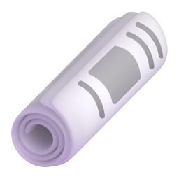 rolled-up newspaper