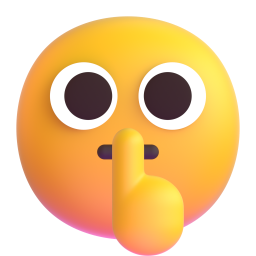 cara pidiendo silencio