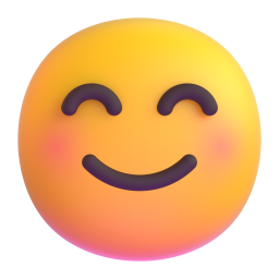 smiling face with smiling eyes