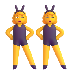 femmes avec des oreilles de lapin