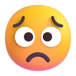 besorgtes Gesicht