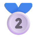 2nd place medal