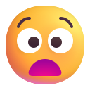 anguished face