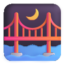bridge at night