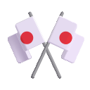 crossed flags