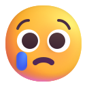 weinendes Gesicht