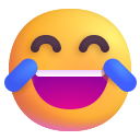 face with tears of joy