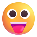 face with tongue