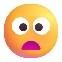 frowning face with open mouth