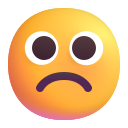 frowning face