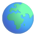 globe showing Europe-Africa
