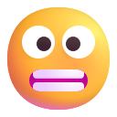 grimacing face