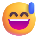 冷や汗笑顔