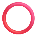 hollow red circle