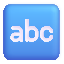 input latin letters