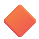 large orange diamond