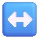 left-right arrow