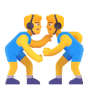 men wrestling
