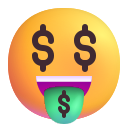 money-mouth face