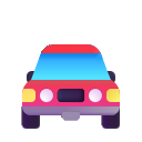 oncoming automobile