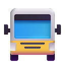 oncoming bus