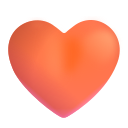 orange heart