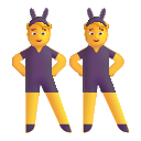 personnes avec des oreilles de lapin