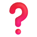 red question mark