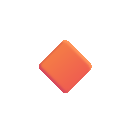 small orange diamond