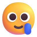 ใบหน้ายิ้มทั้งน้ำตา