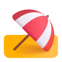 umbrella on ground