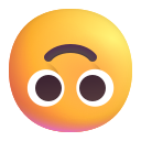 upside-down face